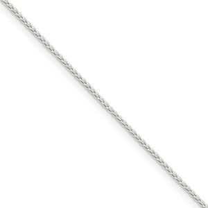1mm, Sterling Silver Solid Open Curb Chain Necklace, 16 Inch